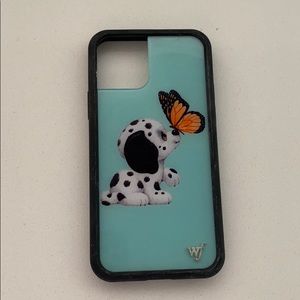 dalmatian butterfly iphone pro 11 case